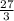 Польща прямокутника дорівнює 27см^2 знайти його периметр якщо одна з його сторін у тричі меньше за і