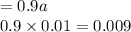У выражения 1,2a-0,3a и найдите его значение при a=0,01