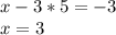 Розв'яжіть систему рівняньx-3y=-35х-2у