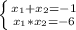 Знайти суму і добуток квадратного рівняння x²+x-6=0