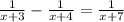 1/x+3 - 1/x+4 = 1/x+7 ответ:  x1= -5 x2= -1 Решать не в фотоматиматеке, там не такое решение