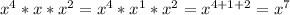 Х^4×х×х^2 Выполните действия ​