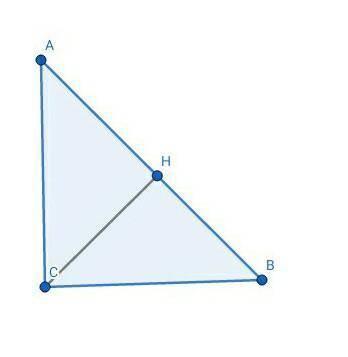 Из вершины прямого угла C треугольника ABC проведена высота CH.Угол Bравен 60°,CH=10cм.Найдите AC​