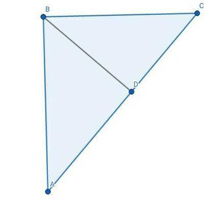 Найдите площадь прямоугольного треугольника, если его гипотенуза равна 4 см, а высота, проведенная к