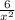 \frac{6}{x^2}