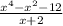 \frac{x^4-x^2-12}{x+2}