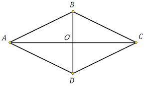 ABCD ромб назвіть точку симетричну точці b відносно прямої AC