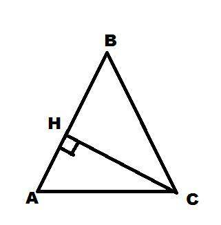 Боковая сторона равнобедренного треугольника 10см, а высота проведённая до боковой стороны равна 9,6