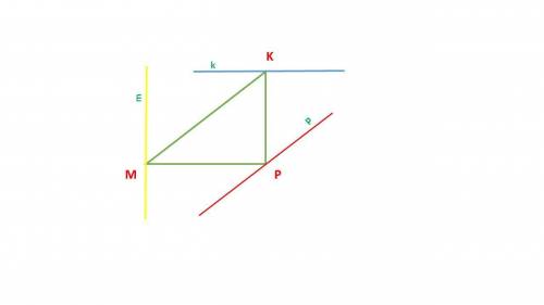  Постройте треугольник MNK. Проведите через каждую его вершину прямую, параллельную противоположной 
