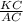 \frac{KC}{AC}