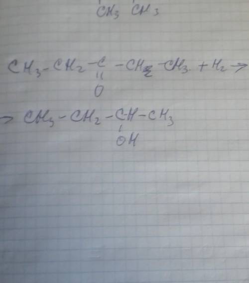 Написать реакцию взаимодействия, дать название исходному веществу ипродукту реакции:СН3-СН2-СО - СН(