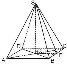 .В правильной 4-х угольной пирамиде сторона основания 8 м.Угол наклона боковой грани к плоскости осн