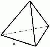  У тетраедра площа однієї грані 4см^2. Знайти площу всього тетраедра. 