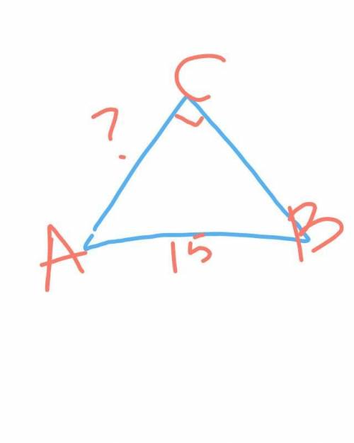  В треугольнике АВС угол С прямой, АВ=15 sinB=2/5 Найдите АС 