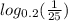  log_{0.2}( \frac{1}{25} ) 