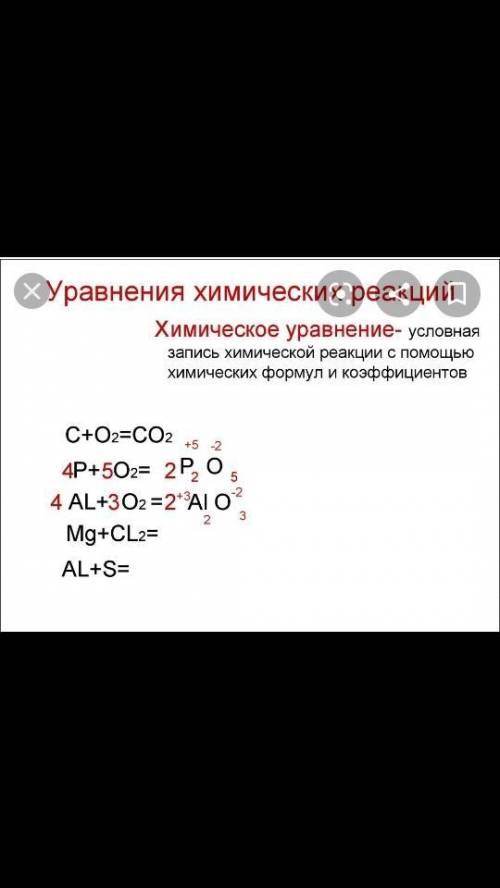 Объясните тему: химические уравнения с примерами)