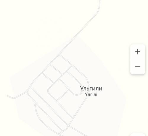 Найдите карту местности Казахстан Северо- Казахстанская область село Ульгули​