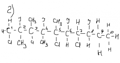  По названию составьте сокращенную структурную формулу соединения 3,3,5,8-тетраметил, 4,6-диэтил, 5-