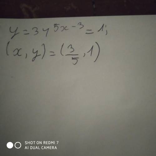 Найдите производную функции. y=34^ 5x-3