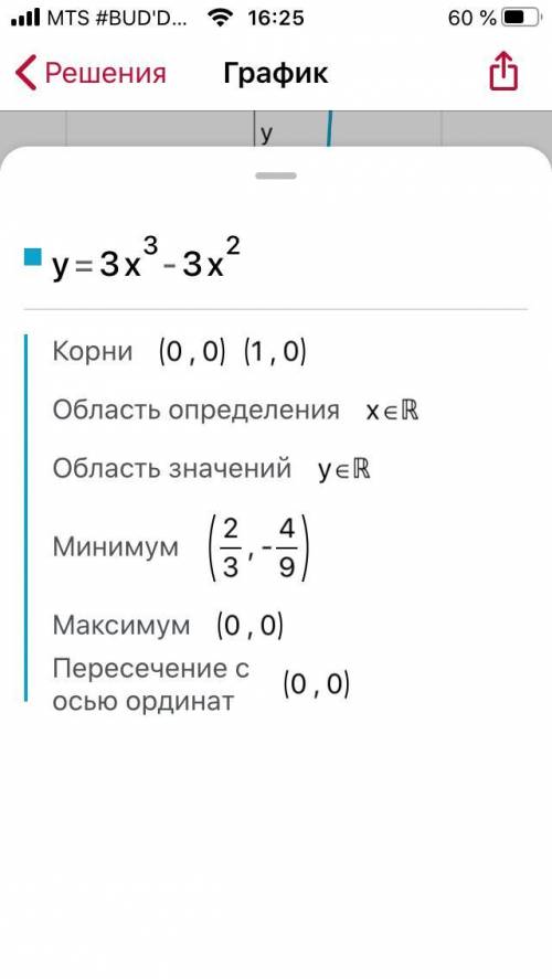 Постойте график функции y=3x^3-3x^2