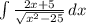 \int\limits {\frac{2x+5}{\sqrt{x^2 - 25} } } \, dx