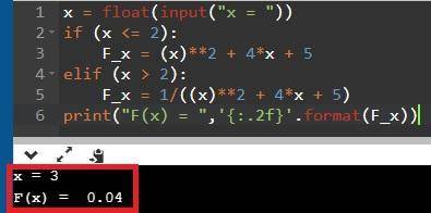 Написать код программы на языке Вычислить значения следующих функций,используя условный оператор. (ф