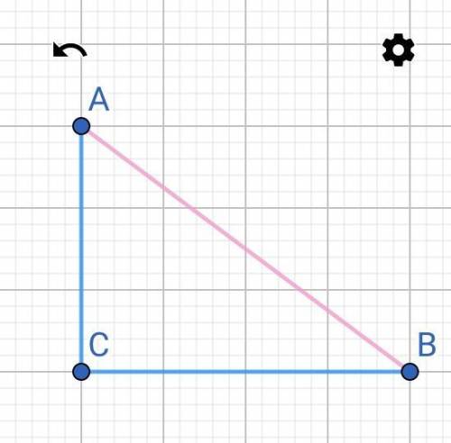 В треугольнике ABC угол C = 90°, AB=5, AC=4. Найти ctgA