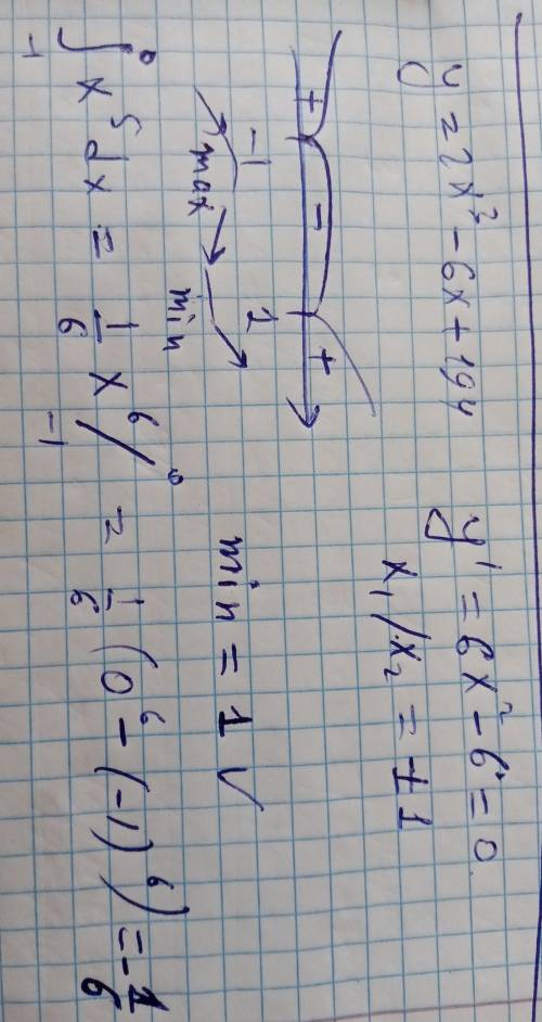 3 найти точку минимума функции4 вычислить интеграл