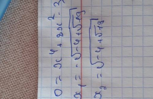Найдите промежутки убывания функции f(x) =x⁴+8x²-3 |