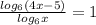 \frac{log_{6}(4x-5) }{log_{6} x}=1