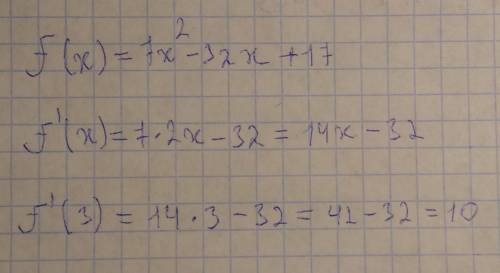 Вопрос 1 Решите письменно задачу на нахождение значення производной функции f(x) в точке хо, использ