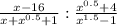 \frac{x-16}{x+x^{0.5}+1 } : \frac{x^{0.5}+4 }{x^{1.5}-1 }