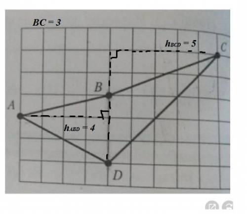 39 (1995; С.). Чему равна площадь четырехугольника ABCD, если площадь маленького квадрата принять за