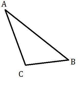 В треугольнике ABC AB=14 см, BC=8 см,AC=11 см. Какой из углов треугольника наибольший​