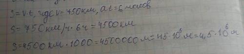 4. Самолет летит со скоростью 750 км/ч. Какой пусть он пройдется за 6 ч. полета.​