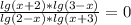 \frac{lg(x+2)*lg(3-x)}{lg (2-x)*{lg (x+3)}} = 0