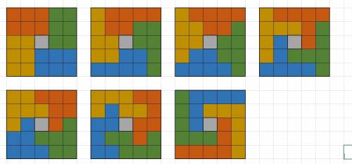 ЕСЛИ ХОТИТЕ ПОМУЧАТЬСЯ И то вот :разделите квадрат 5х5 с вырезанной центральной клеткой на 4 равные