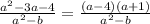 \frac{a {}^{2} - 3a - 4 }{a {}^{2} - b } = \frac{(a - 4)(a + 1)}{a { }^{2} - b }