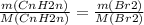 \frac{m(CnH2n)}{M(CnH2n)} =\frac{m(Br2)}{M(Br2)}