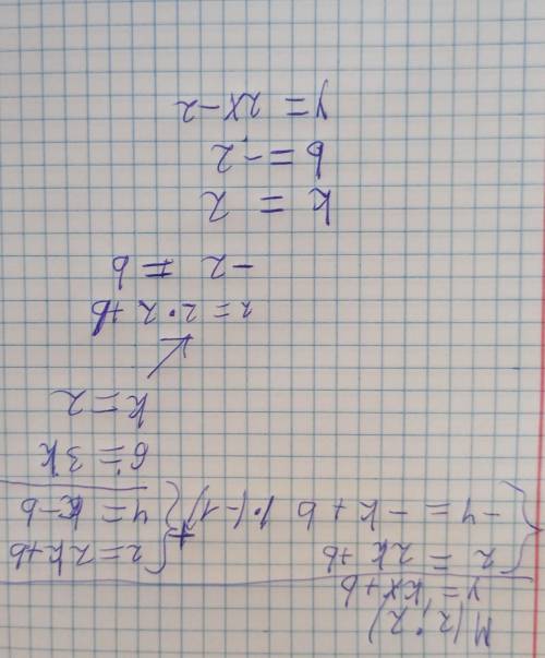 Задайте формулой линейную функцию, график которой проходит через точки M(2:2) и N(-1;-4)​