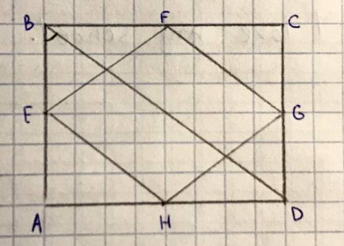 Меньшая сторона прямоугольника равна 16 см и образует с диагональю угол 60 градусов. Середины сторон
