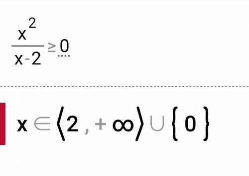 1) x²/x-2>=0 2) x+2/(x-4)²>0