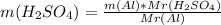 m(H_{2}SO_{4}) =\frac{m(Al)*Mr(H_{2}SO_{4})}{Mr(Al)}