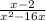 \frac{x-2}{x^{2} -16x}