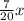 \frac{7}{20}x