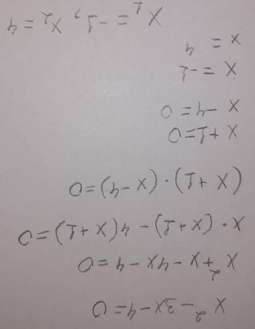 Памогите решить дискременант -x^2+3x+4=0