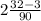 2\frac{32-3}{90}