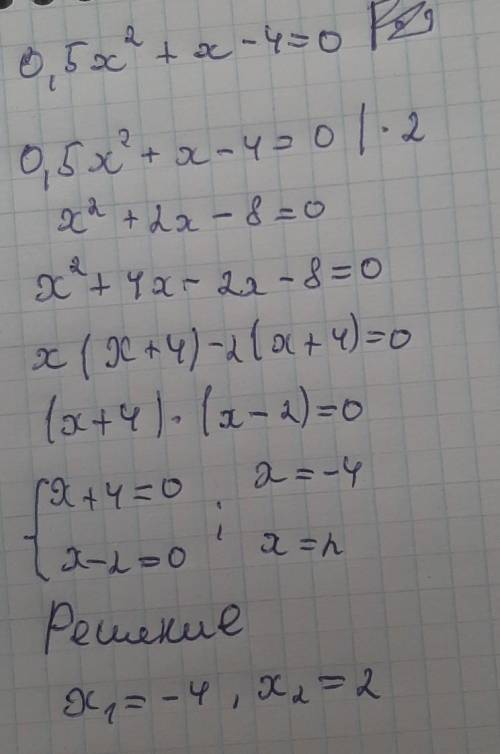 0,5х^2+х решить​