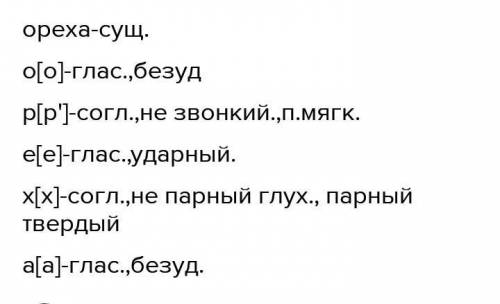 Сделайте фонетический разбор слова ореха сделайте фонетический разбор слова чувство ​