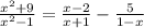 \frac {x^2+9}{x^2-1}=\frac {x-2}{x+1}-\frac {5} {1-x}